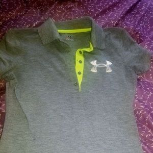 WOMEN'S under armour polo small